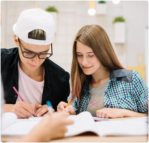 Students Studying