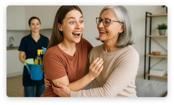 Mom Visit